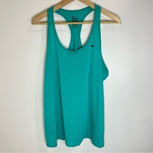 Nike Dri-Fit Athletic Cut Racerback Active Tank Top Women's Size XL Preowned